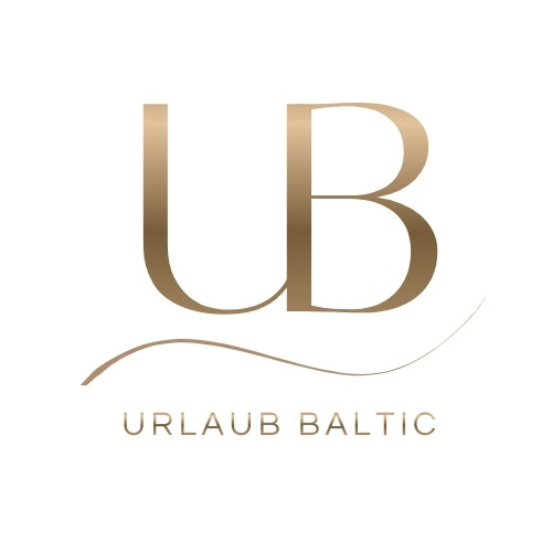 Urlaub Baltic — logo, monogram UB z falą